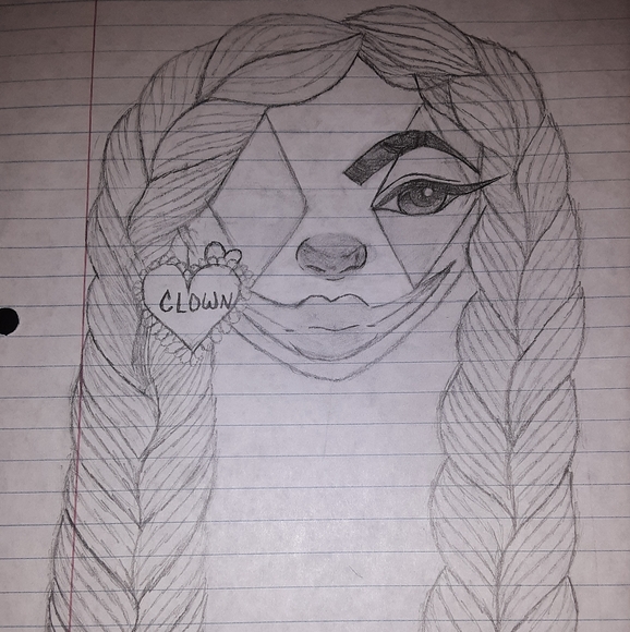 Clown Drawing - Picture 1 of 1